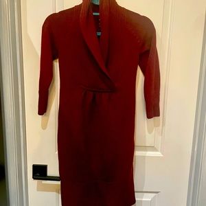 Dark red/Burgundy sweater dress